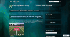 Desktop Screenshot of chenangocontracting.wordpress.com