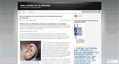 Desktop Screenshot of homeremediesforearinfections.wordpress.com