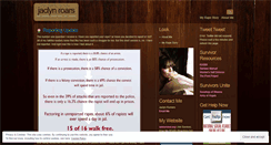 Desktop Screenshot of jaclynroars.wordpress.com