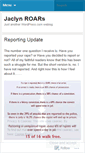 Mobile Screenshot of jaclynroars.wordpress.com