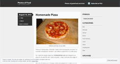 Desktop Screenshot of photosoffood.wordpress.com