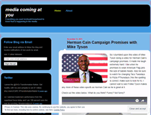 Tablet Screenshot of mediacomingatyou.wordpress.com