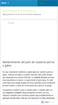 Mobile Screenshot of animalesdomesticos.wordpress.com