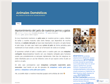 Tablet Screenshot of animalesdomesticos.wordpress.com