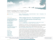 Tablet Screenshot of lifecreativitycoach.wordpress.com