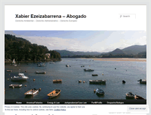 Tablet Screenshot of ezeizabarrena.wordpress.com