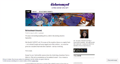 Desktop Screenshot of dichotomyof.wordpress.com