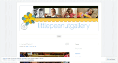 Desktop Screenshot of littlepeanutgallery.wordpress.com