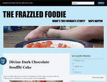 Tablet Screenshot of frazzledfoodie.wordpress.com