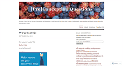 Desktop Screenshot of conceptionquestions.wordpress.com