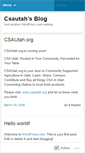 Mobile Screenshot of csautah.wordpress.com
