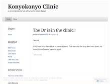 Tablet Screenshot of konyokonyo.wordpress.com