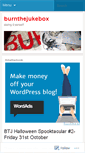 Mobile Screenshot of burnthejukebox.wordpress.com