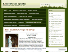 Tablet Screenshot of lectioapuntes.wordpress.com