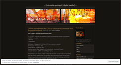 Desktop Screenshot of digitalmediaphd.wordpress.com