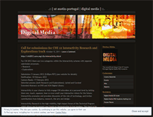 Tablet Screenshot of digitalmediaphd.wordpress.com