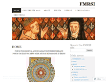 Tablet Screenshot of fmrsi.wordpress.com