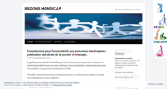 Desktop Screenshot of bezonshandicap.wordpress.com