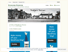 Tablet Screenshot of kodgerskorner.wordpress.com