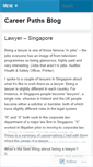 Mobile Screenshot of careerpathsblog.wordpress.com