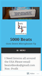 Mobile Screenshot of beats4books.wordpress.com