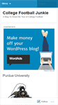 Mobile Screenshot of collegefootballfan.wordpress.com
