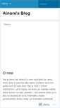 Mobile Screenshot of ainore.wordpress.com