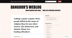 Desktop Screenshot of dangoor.wordpress.com