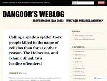 Tablet Screenshot of dangoor.wordpress.com