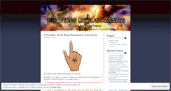 Desktop Screenshot of 3angelsmessage.wordpress.com