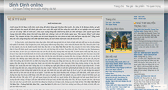 Desktop Screenshot of binhdinhonline.wordpress.com