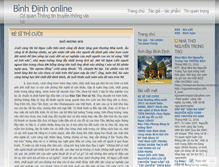 Tablet Screenshot of binhdinhonline.wordpress.com