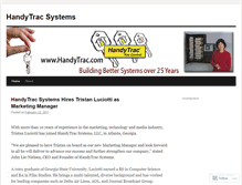 Tablet Screenshot of handytrac.wordpress.com