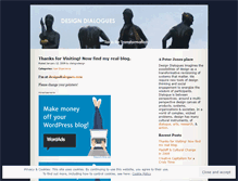 Tablet Screenshot of dialogicdesign.wordpress.com