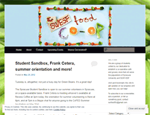 Tablet Screenshot of ourfoodsu.wordpress.com