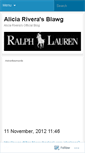 Mobile Screenshot of aliciariverabeta.wordpress.com