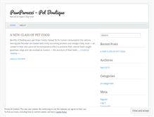 Tablet Screenshot of pawparazzishop.wordpress.com