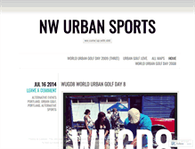 Tablet Screenshot of nwurbansports.wordpress.com