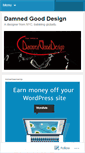 Mobile Screenshot of damnedgooddesign.wordpress.com