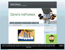 Tablet Screenshot of denteinforma.wordpress.com