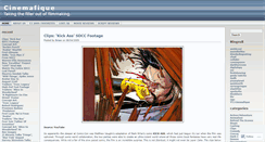 Desktop Screenshot of cinemafique.wordpress.com