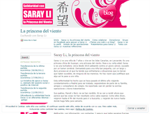 Tablet Screenshot of laprincesadelviento.wordpress.com