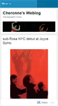 Mobile Screenshot of cheronne.wordpress.com