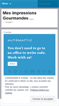Mobile Screenshot of impressiongourmande.wordpress.com