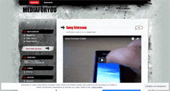 Desktop Screenshot of mediaforyou.wordpress.com
