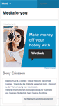 Mobile Screenshot of mediaforyou.wordpress.com