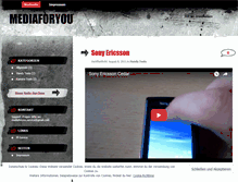 Tablet Screenshot of mediaforyou.wordpress.com