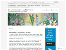 Tablet Screenshot of boutiquefeeverte.wordpress.com