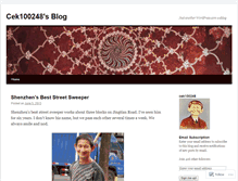 Tablet Screenshot of cek100248.wordpress.com