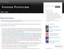 Tablet Screenshot of fannishpotpourri.wordpress.com